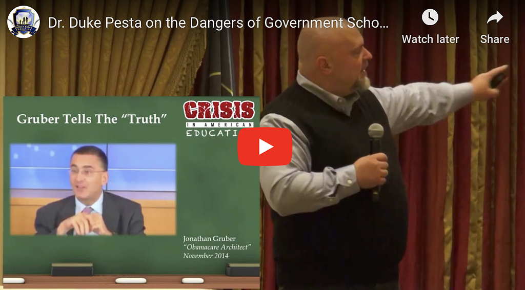 Dr. Duke Pesta on the Dangers of Government Schools