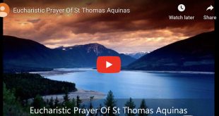 Eucharistic Prayer Of St Thomas Aquinas